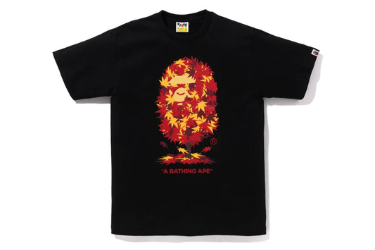 Bape Japan Autumn Ape Head Tee Black