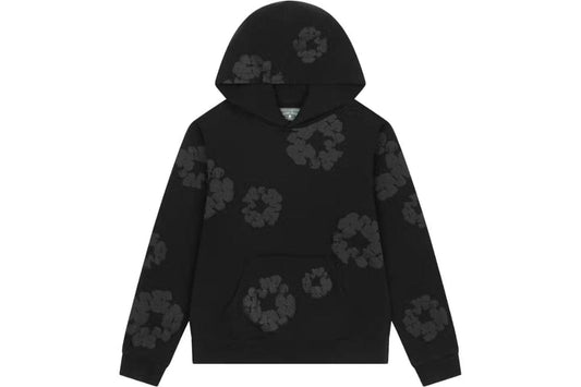 Denim Tears Cotton Wreath Hoodie Black