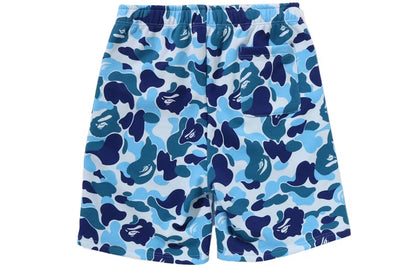 BAPE ABC Camo Shark Sweat Shorts Blue
