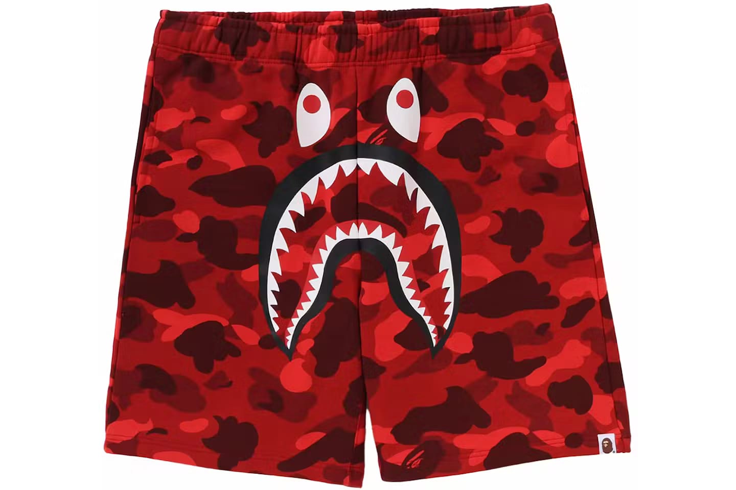 BAPE ABC Camo Shark Sweat Red