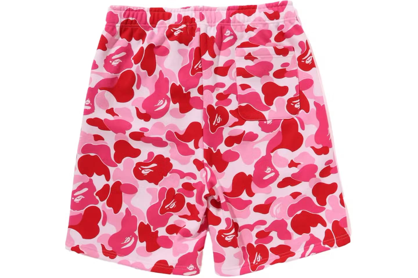BAPE ABC Camo Shark Sweat Shorts Pink