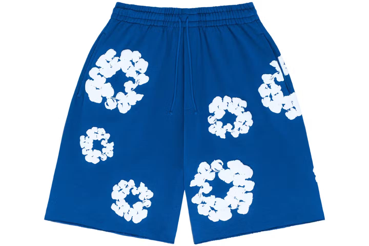 Denim Tears Cotton Wreath Sweatshorts  Blue