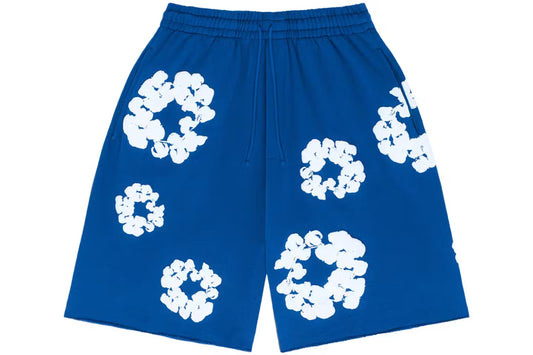 Denim Tears Cotton Wreath Sweatshorts  Blue