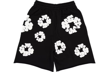 Denim Tears Cotton Wreath Sweatshorts Black