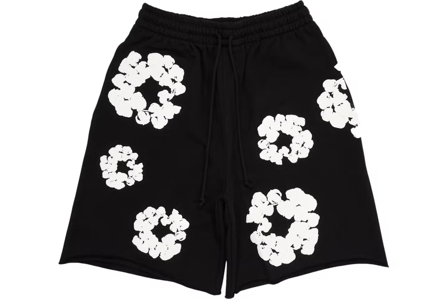 Denim Tears Cotton Wreath Sweatshorts Black