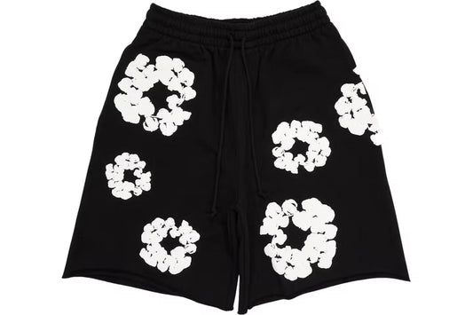 Denim Tears Cotton Wreath Sweatshorts Black