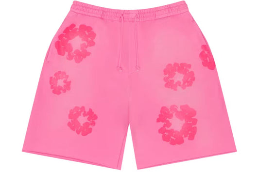Denim Tears Cotton Wreath Sweatshorts Pink