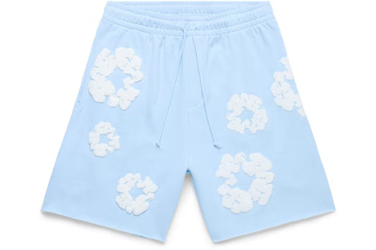 Denim Tears Cotton Wreath Sweatshorts Baby Blue