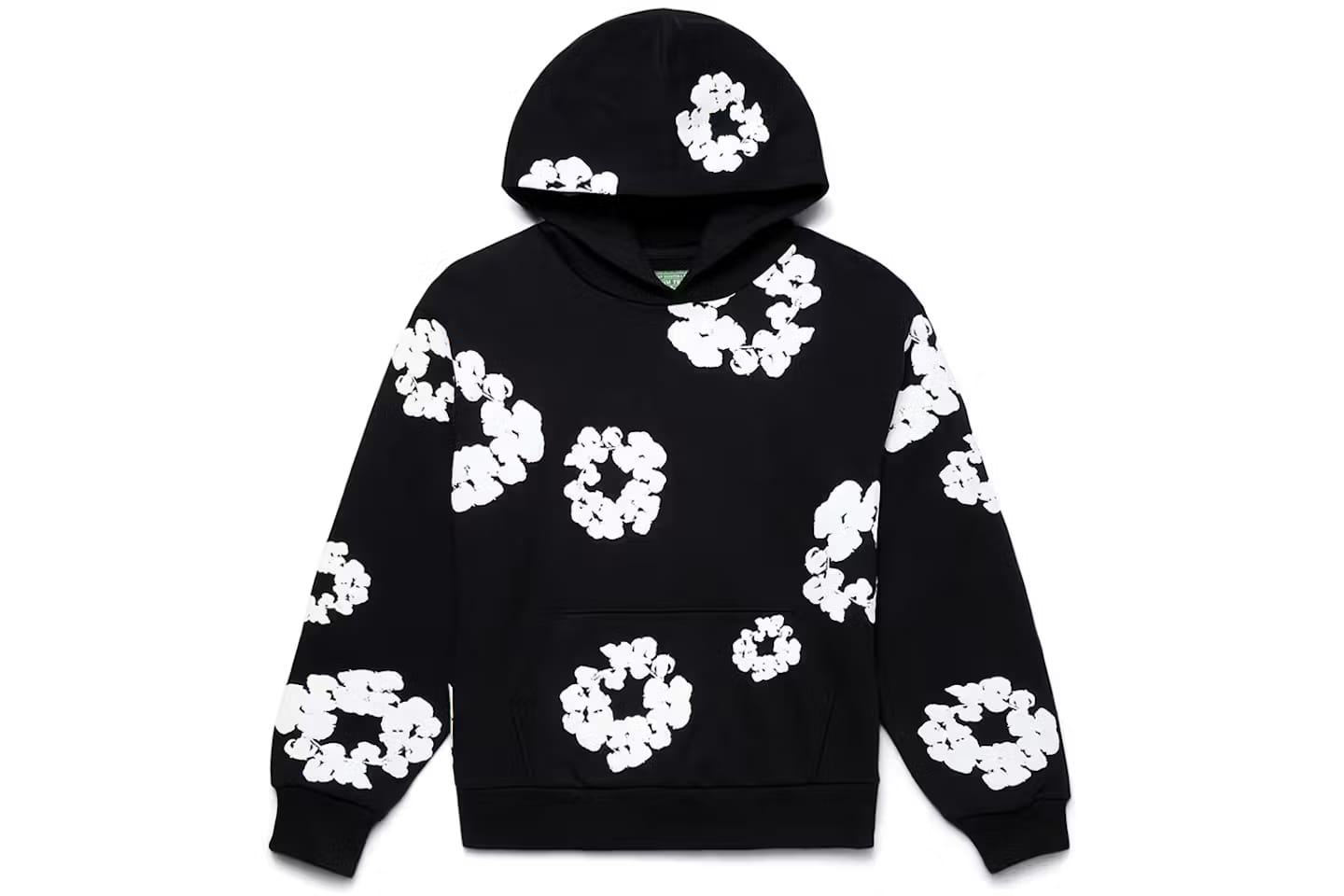Denim Tears Cotton Wreath Hoodie Black