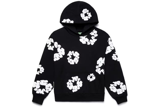 Denim Tears Cotton Wreath Hoodie Black