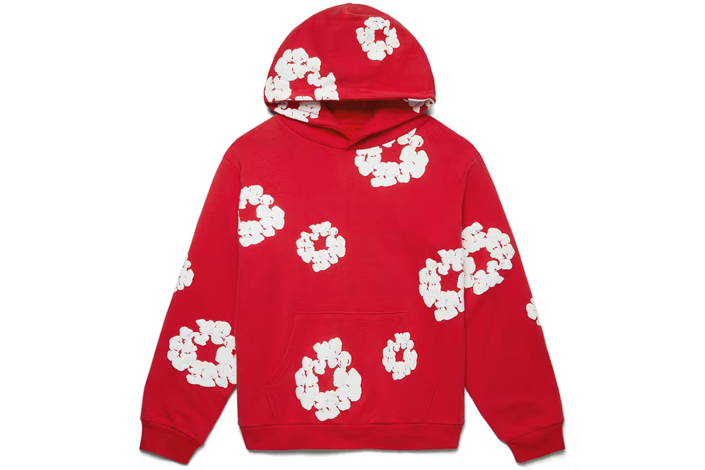 Denim Tears Cotton Wreath Hoodie Red