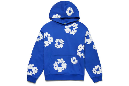 Denim Tears Cotton Wreath Hoodie Royal Blue