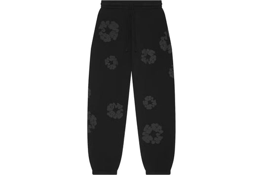 Denim Tears Cotton Wreath Sweatpants Black
