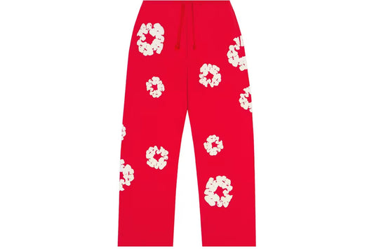 Denim Tears Cotton Wreath Sweatpants Red