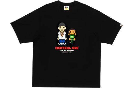 BAPE x Spotify x Central Cee Baby Milo Tee Black