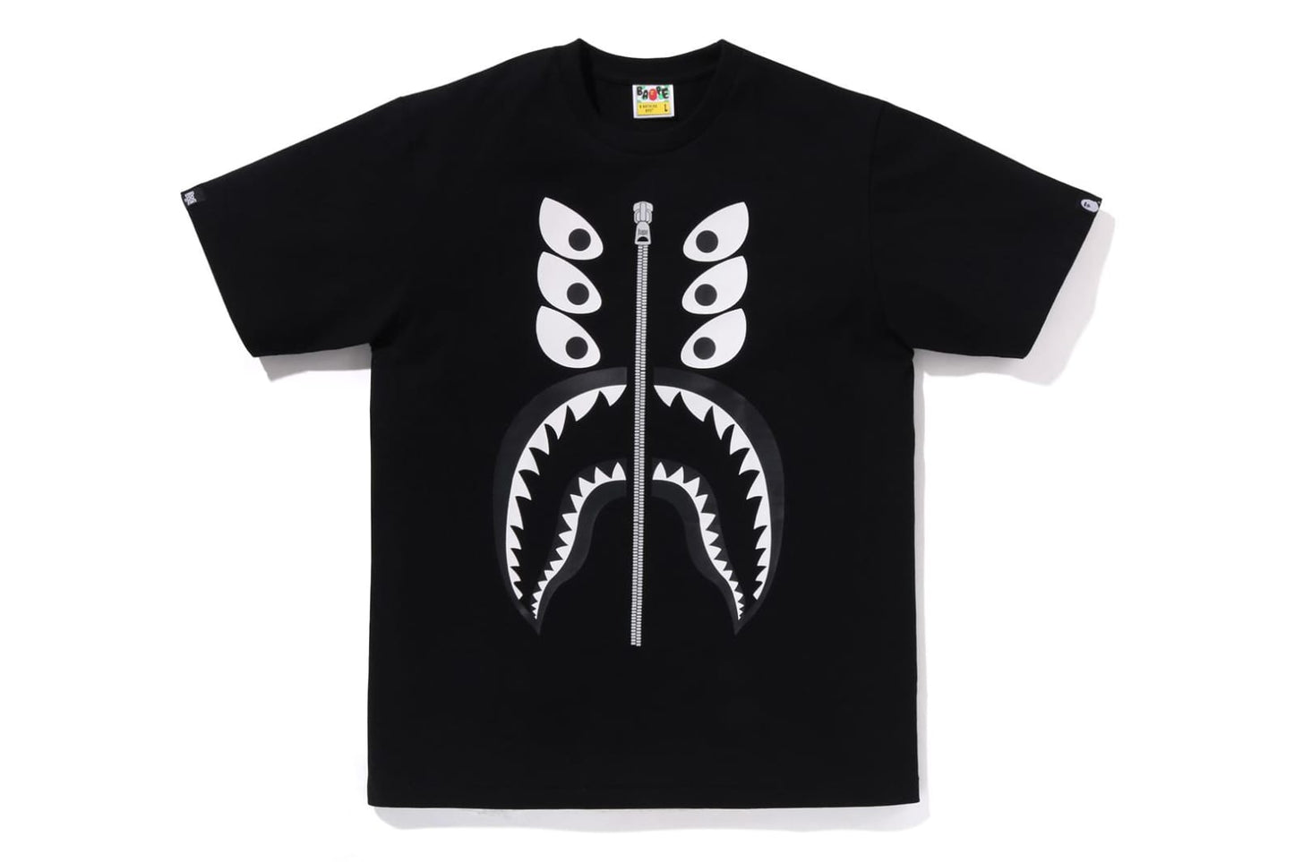 Bape x Bounty Hunter Mad Shark Tee Black