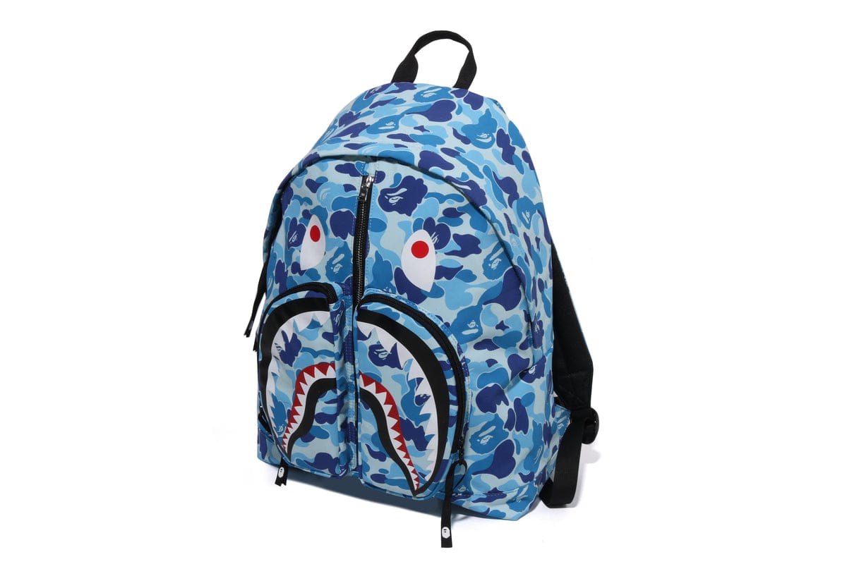 A Bathing Ape ABC Camo Shark Daypack Blue