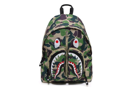 A Bathing Ape ABC Camo Shark Daypack Green