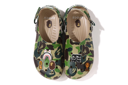 Bape x Crocs Classic Clog ABC Camo Green