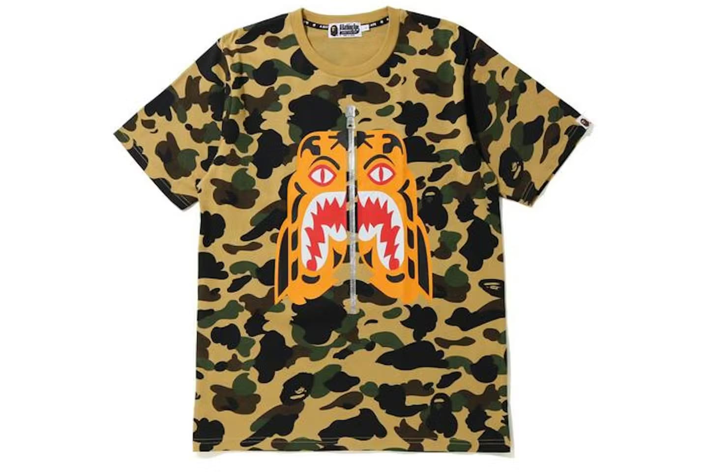 BAPE 1st Camo Tiger T-Shirt Yellow