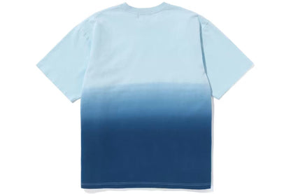 BAPE College Gradation Relaxed Fit Tee Blue