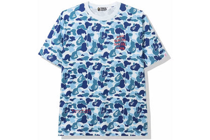 BAPE x Anti Social Club ABC Camo Tee Blue