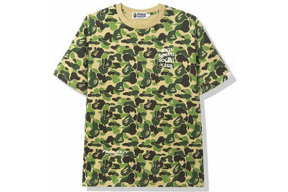 BAPE x Anti Social Club ABC Camo Tee Green