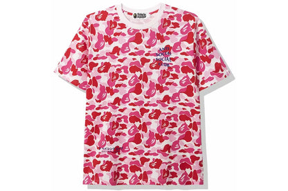 BAPE x Anti Social Club ABC Camo Tee Pink