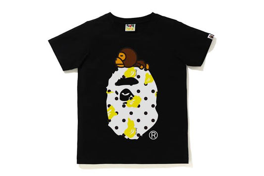 Bape Dot Milo on Big Ape Tee Black