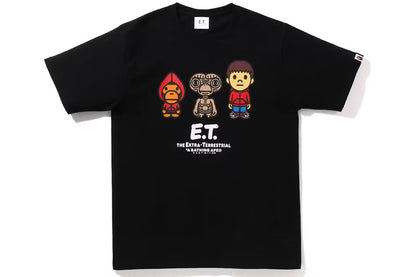 A Bathing Ape X E.T. Baby Milo Tee Black