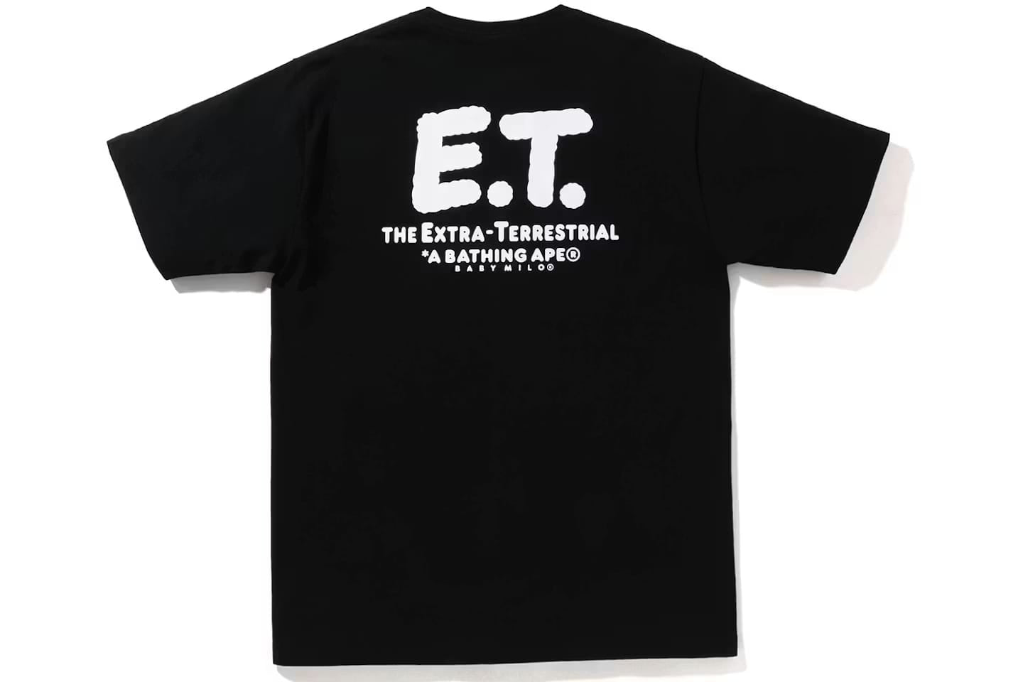 A Bathing Ape X E.T. Baby Milo Tee Black