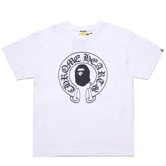 Bape x Chrome Hearts Tee White
