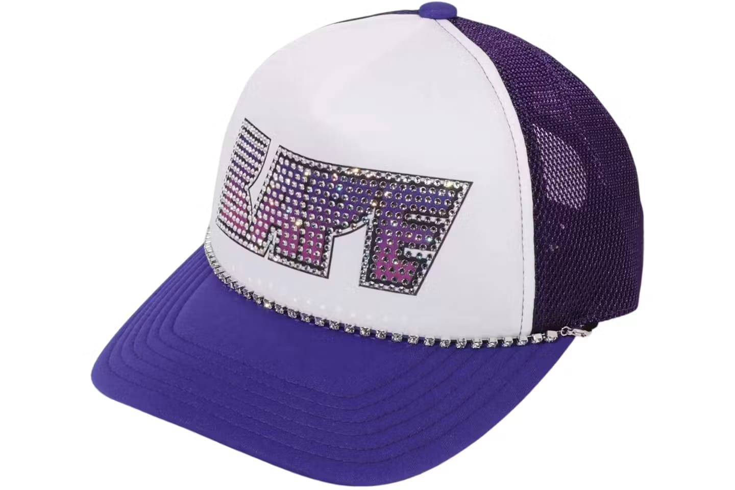 BAPE Crystal Mesh Cap Purple