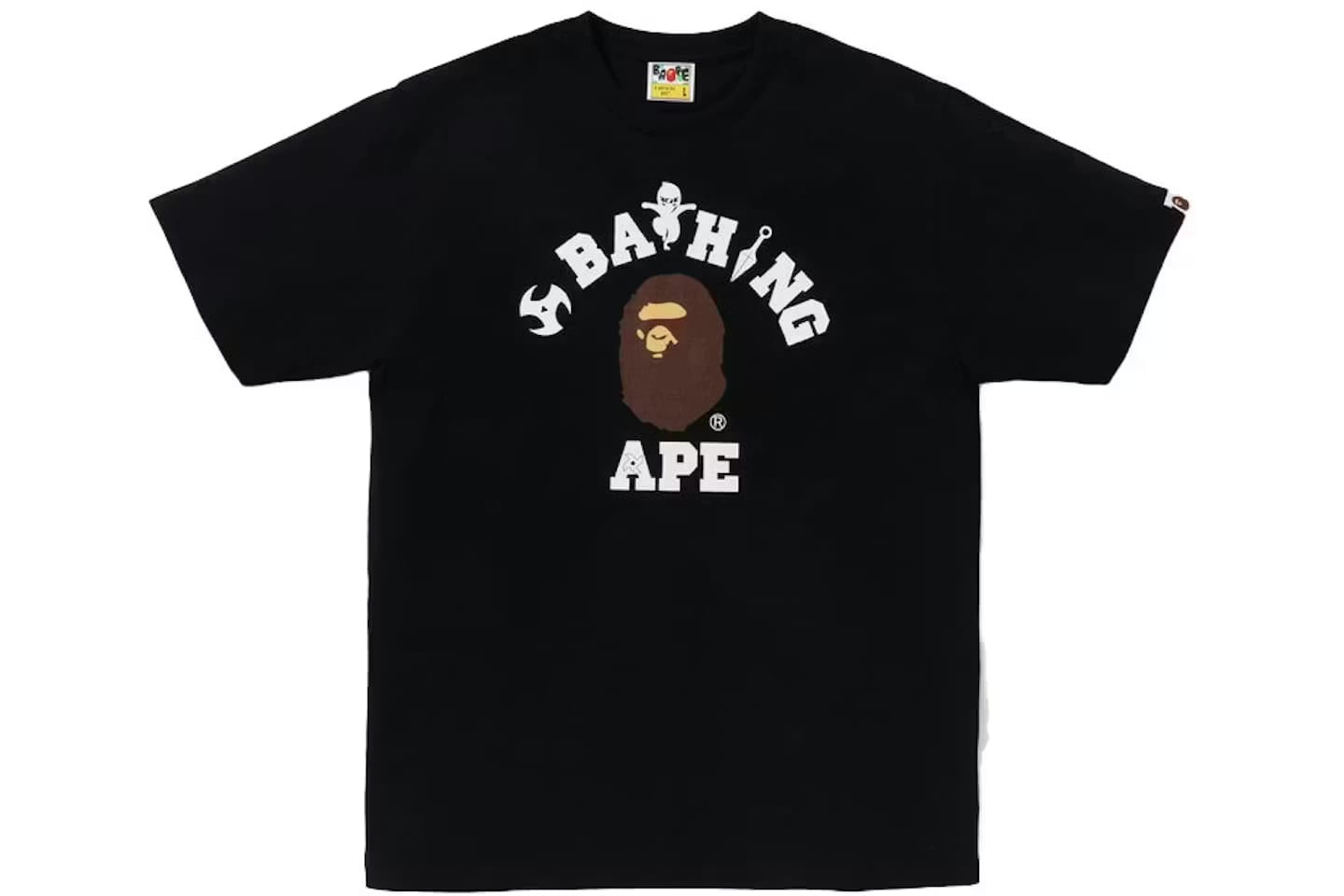 Bape Ninja College Tee Black