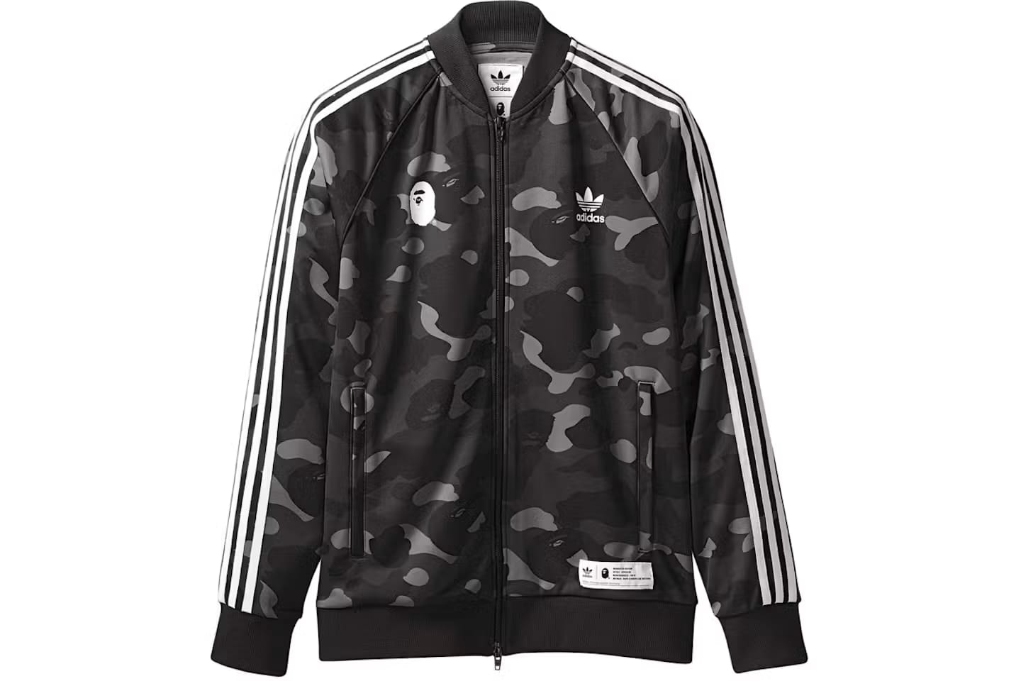 BAPE x adidas adicolor Track Top Black