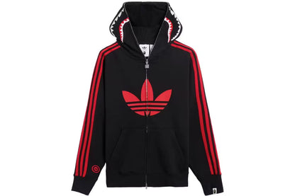 BAPE x Adidas Shark Fleece Full Zip Hoodie