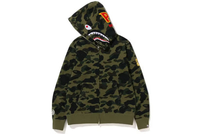 BAPE PONR 1st Camo Shark Full Zip Hoodie