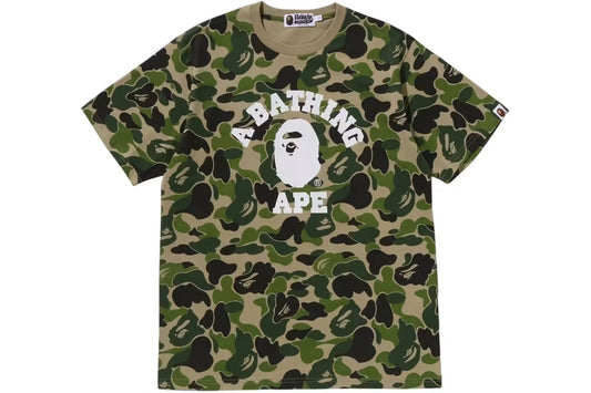BAPE Color Camo College Tee Green