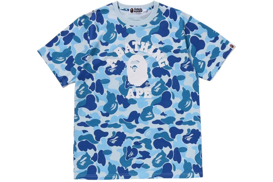 BAPE Color Camo College Tee Blue