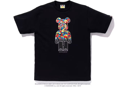 BAPE x Medicom Toy Camo Bear Tee Black