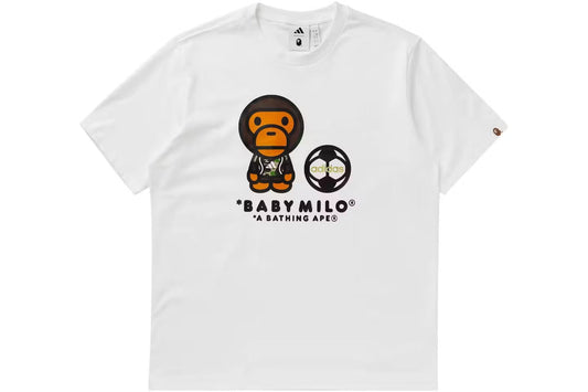 Adidas x BAPE SSL Milo Tee White