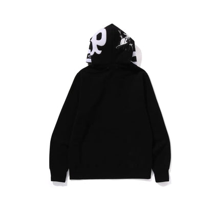 A Bathing Ape Bape Panda Full Zip Hoodie Black