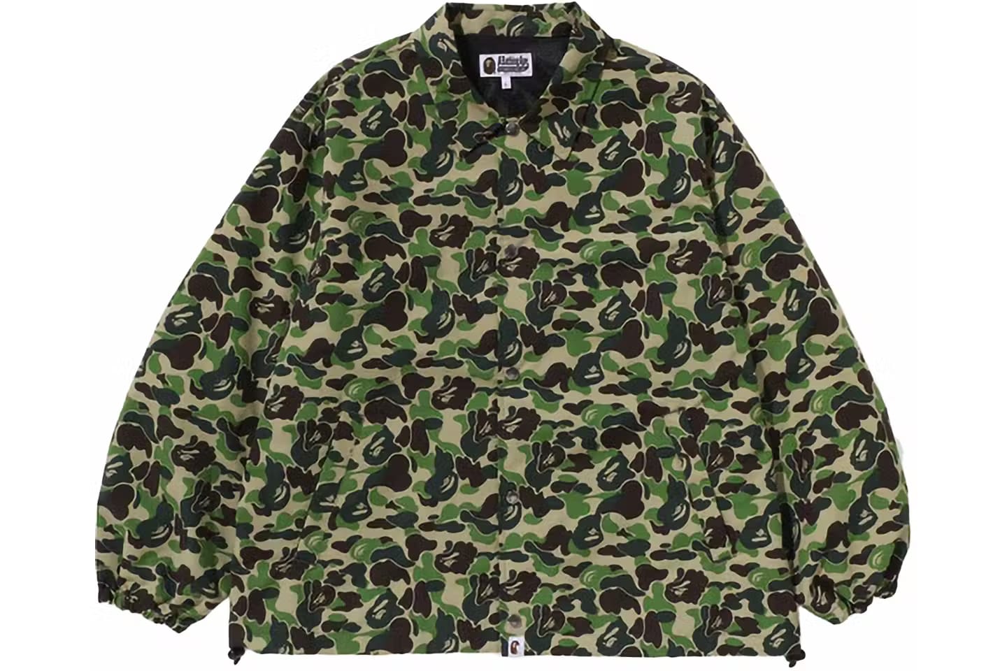 BAPE x OVO ABC Camo Coach Jacket Green