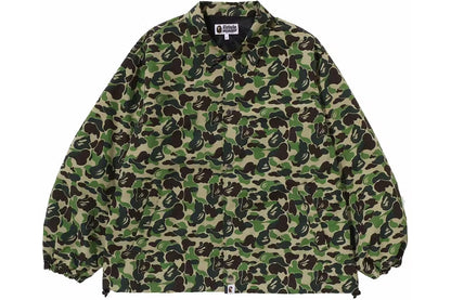 BAPE x OVO ABC Camo Coach Jacket Green