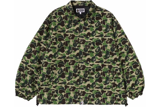 BAPE x OVO ABC Camo Coach Jacket Green
