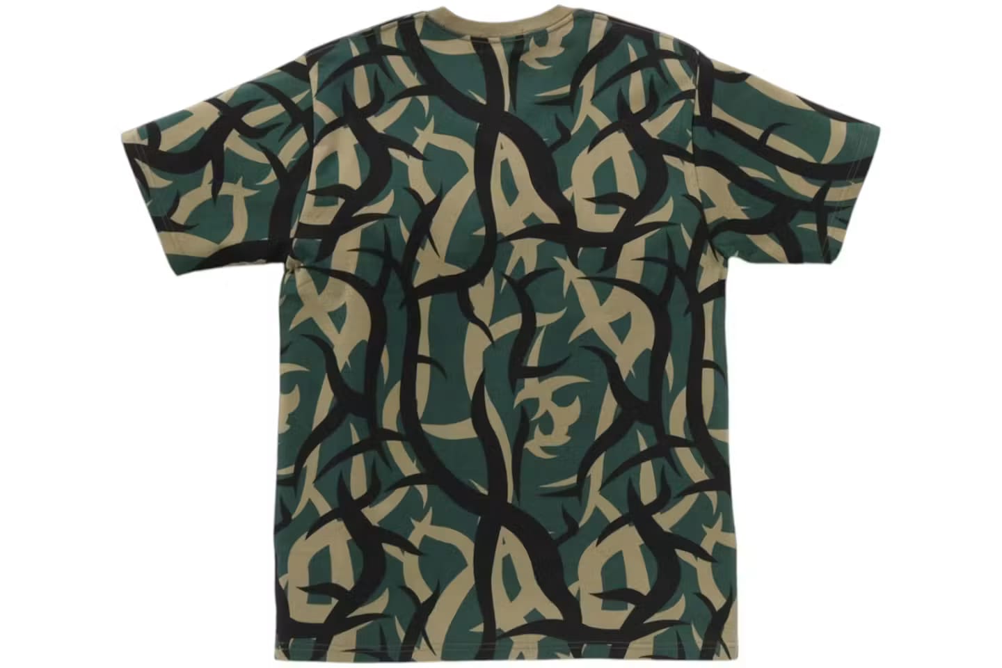 Bape Trial Camo General Tee Green