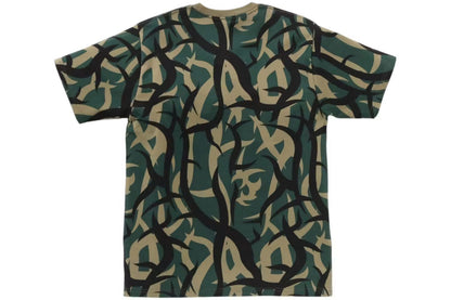 Bape Trial Camo General Tee Green