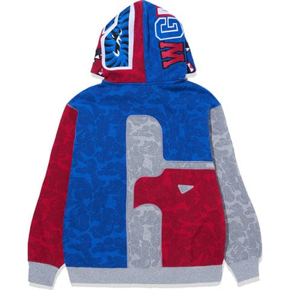 BAPE x Russell Athletic Shark Full Zip Hoodie