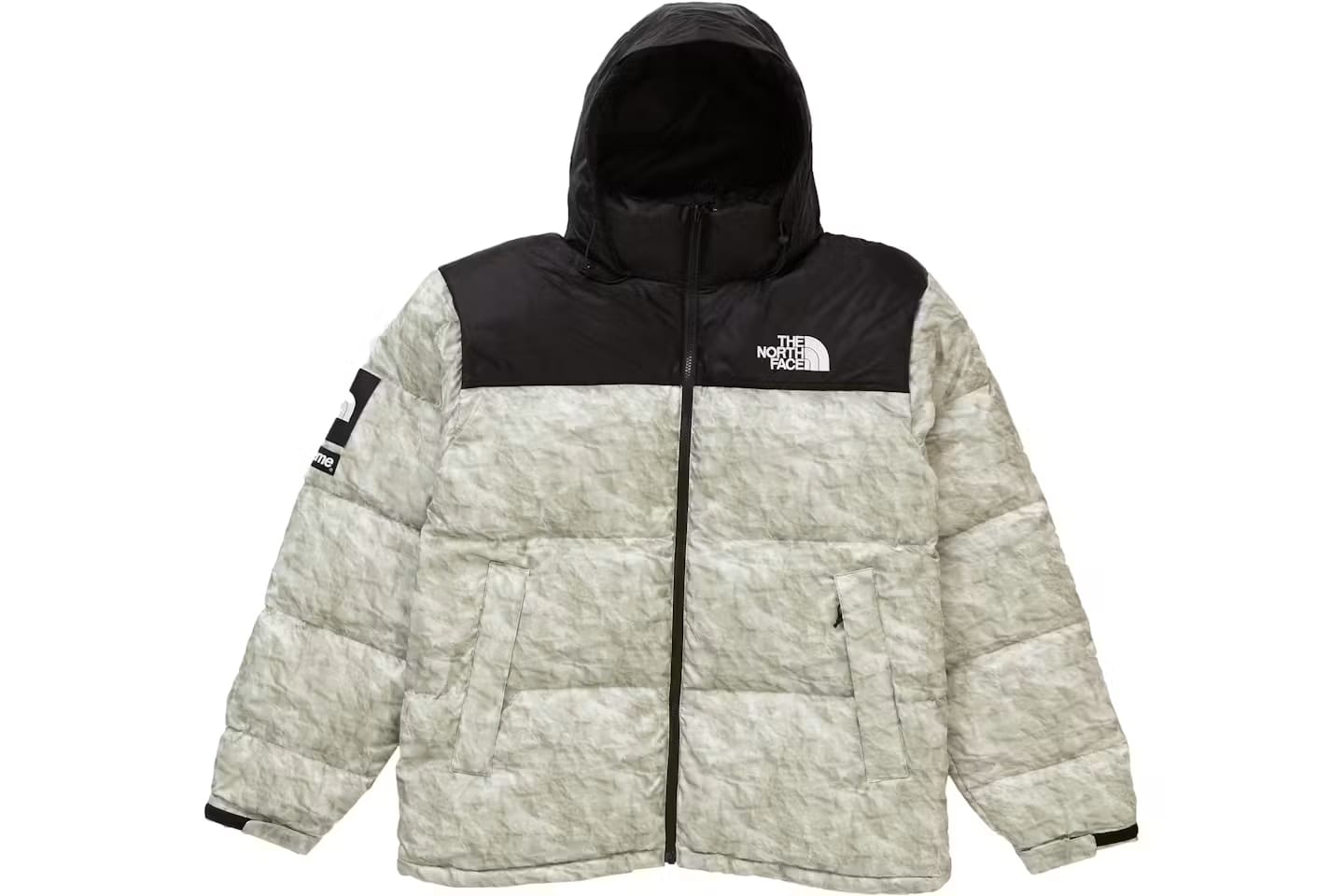 Supreme x The North Face Paper Print Nuptse Jacket