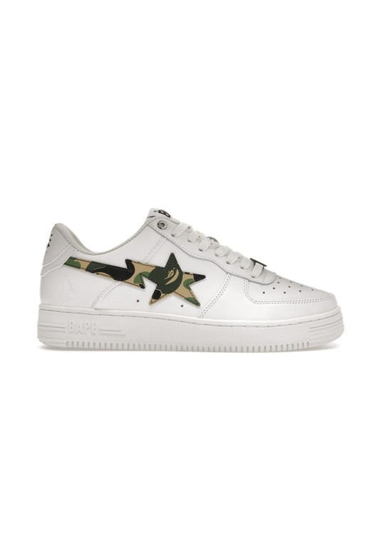 A Bathing Ape Bape Sta Low ABC Camo White/Green